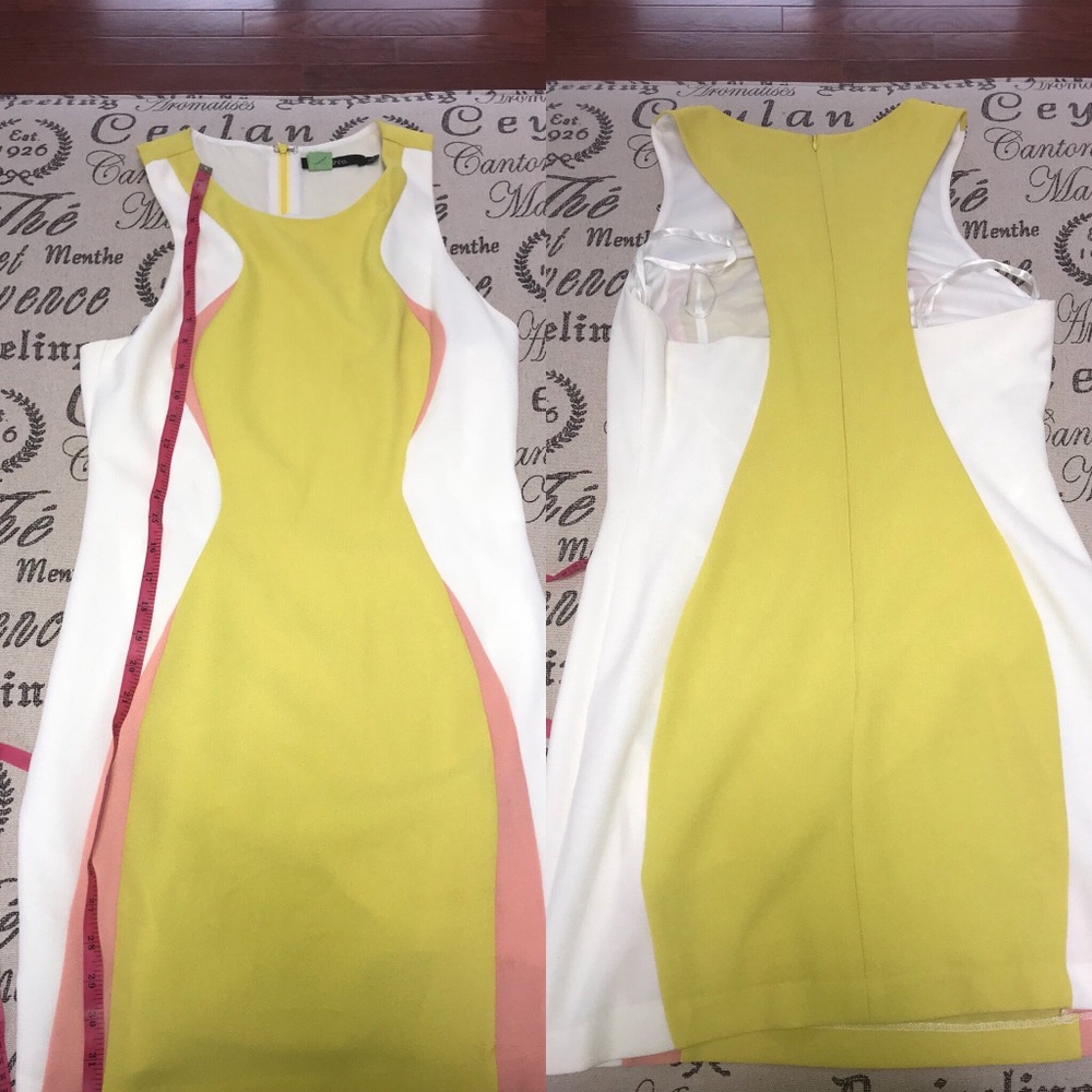 Hot Miami styles yellow dress